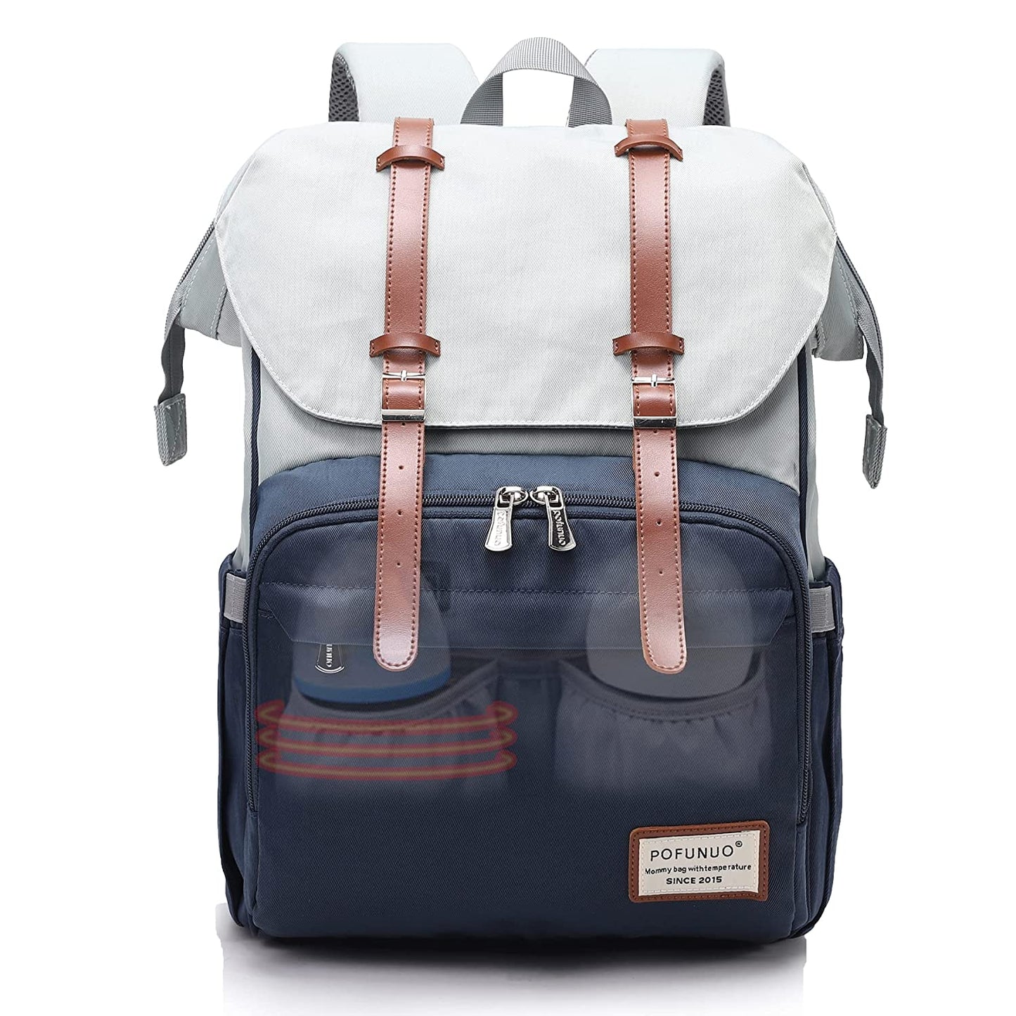 BabyEase - Baby Diaper Backpack with Fast Bottle Warmer