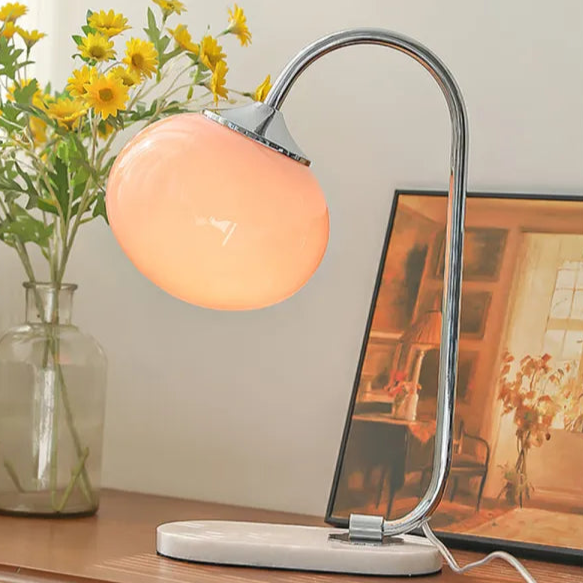 Lumière - Modern Glass and Metal Table Lamp