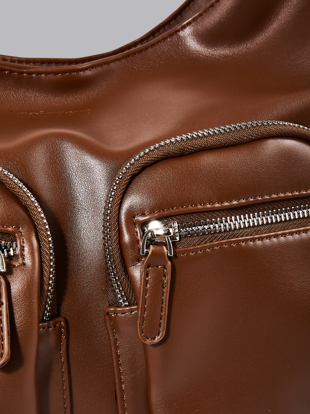Vera – Vegan Leather Shoulder Bag with Dual Pockets