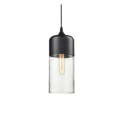 Lumiéra - Japandi Glass and Wood Pendant Light