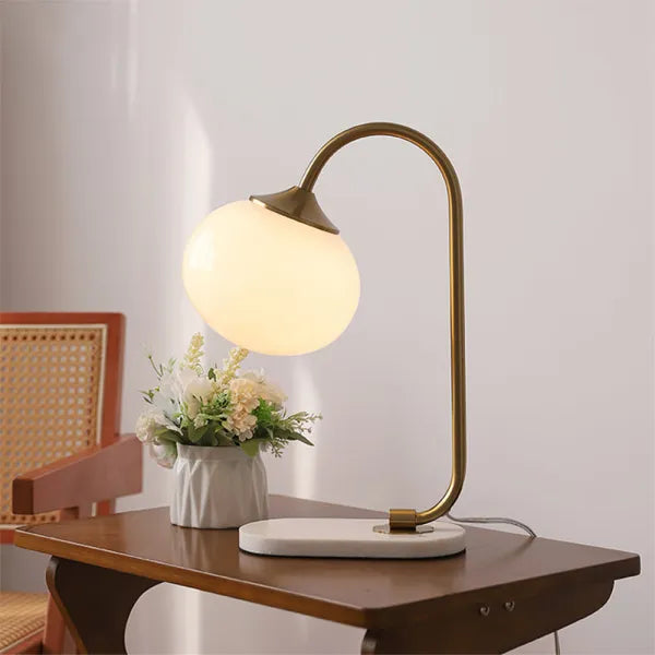 Lumière - Modern Glass and Metal Table Lamp