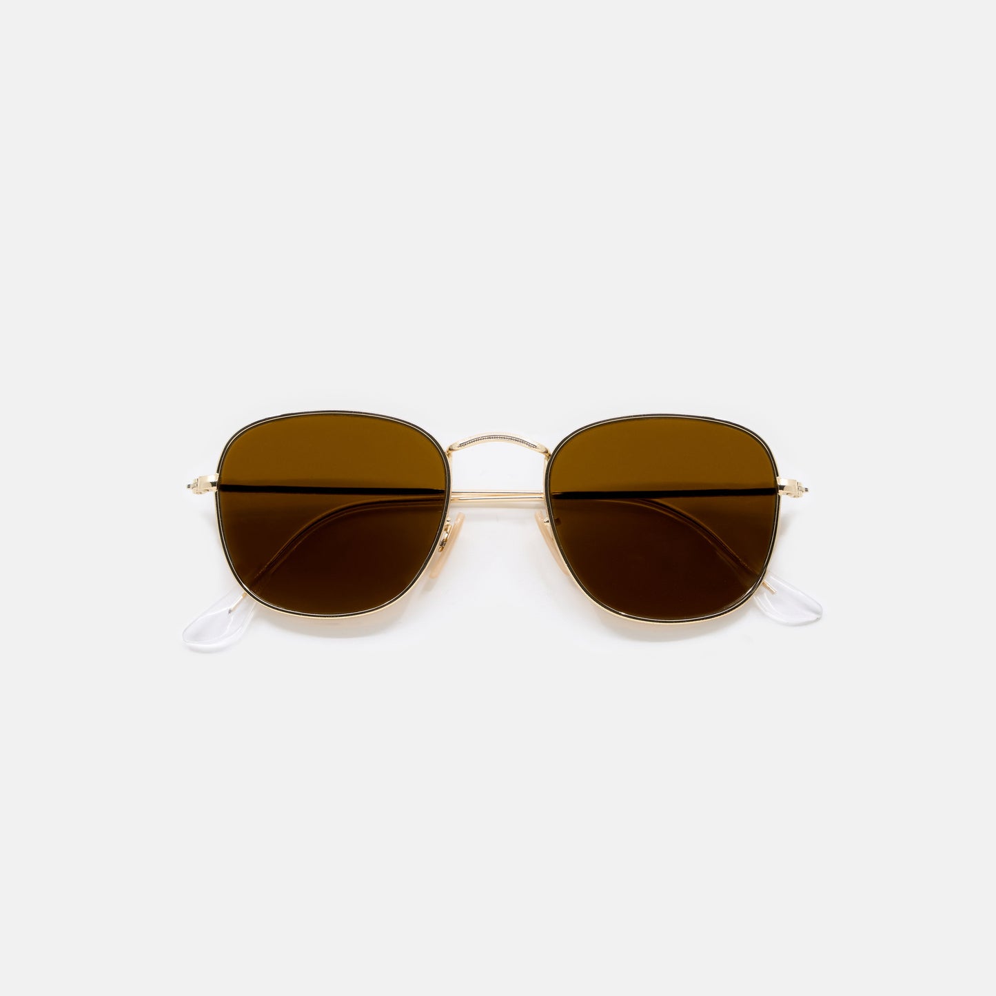 Adrian - Elegant Gold Frame Square Sunglasses with UV Protection & Case-2