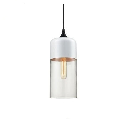 Lumiéra - Japandi Glass and Wood Pendant Light