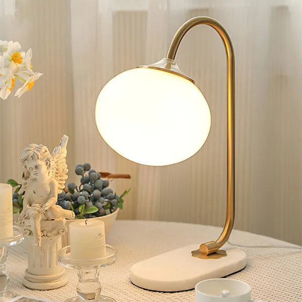 Lumière - Modern Glass and Metal Table Lamp