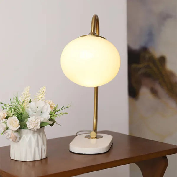 Lumière - Modern Glass and Metal Table Lamp