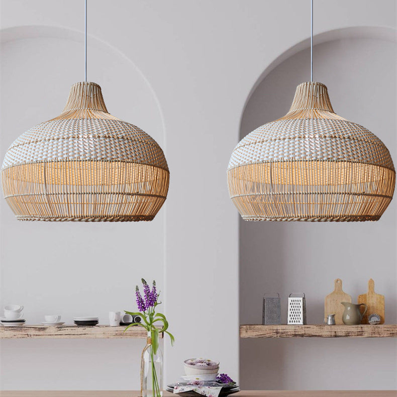 Lumiéra - Handwoven Rattan Pendant Light