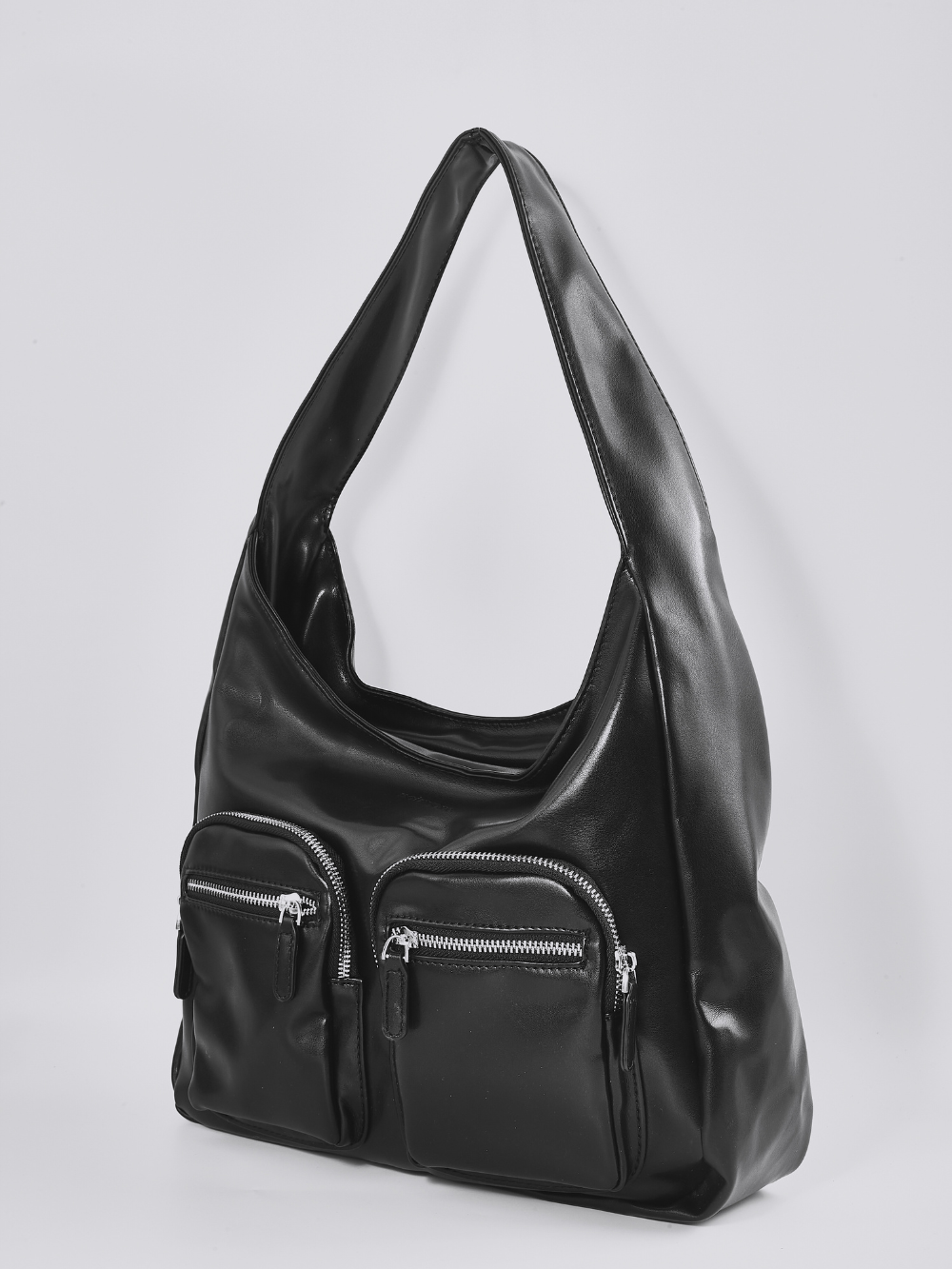 Vera – Vegan Leather Shoulder Bag with Dual Pockets