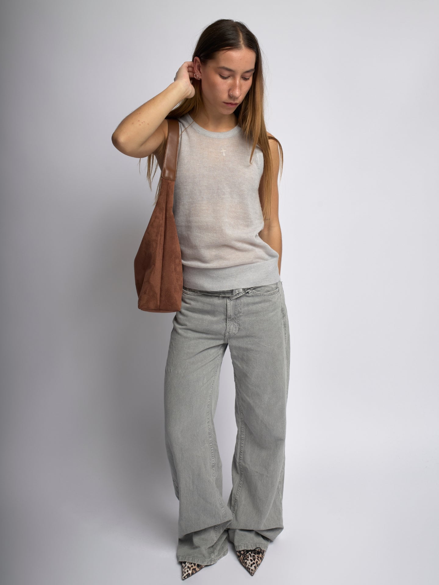 Sienna Luxe – Versatile Suede Leather Tote Bag