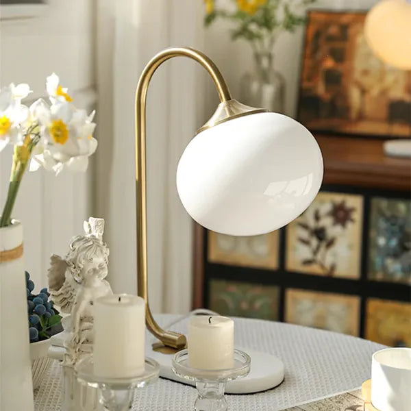 Lumière - Modern Glass and Metal Table Lamp
