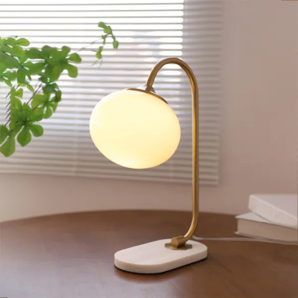 Lumière - Modern Glass and Metal Table Lamp
