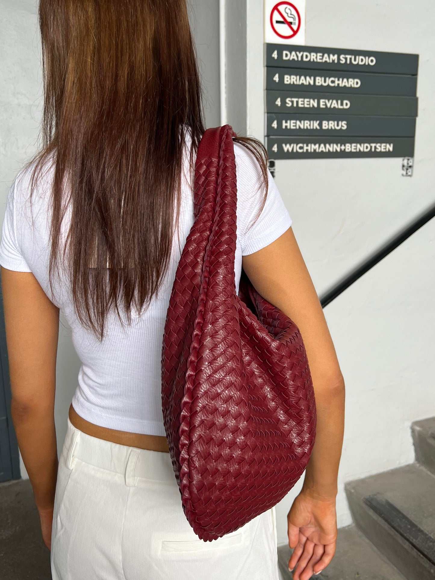 Solaya – Women's Everyday Statement Bag | Wine Red Shoulder Bag