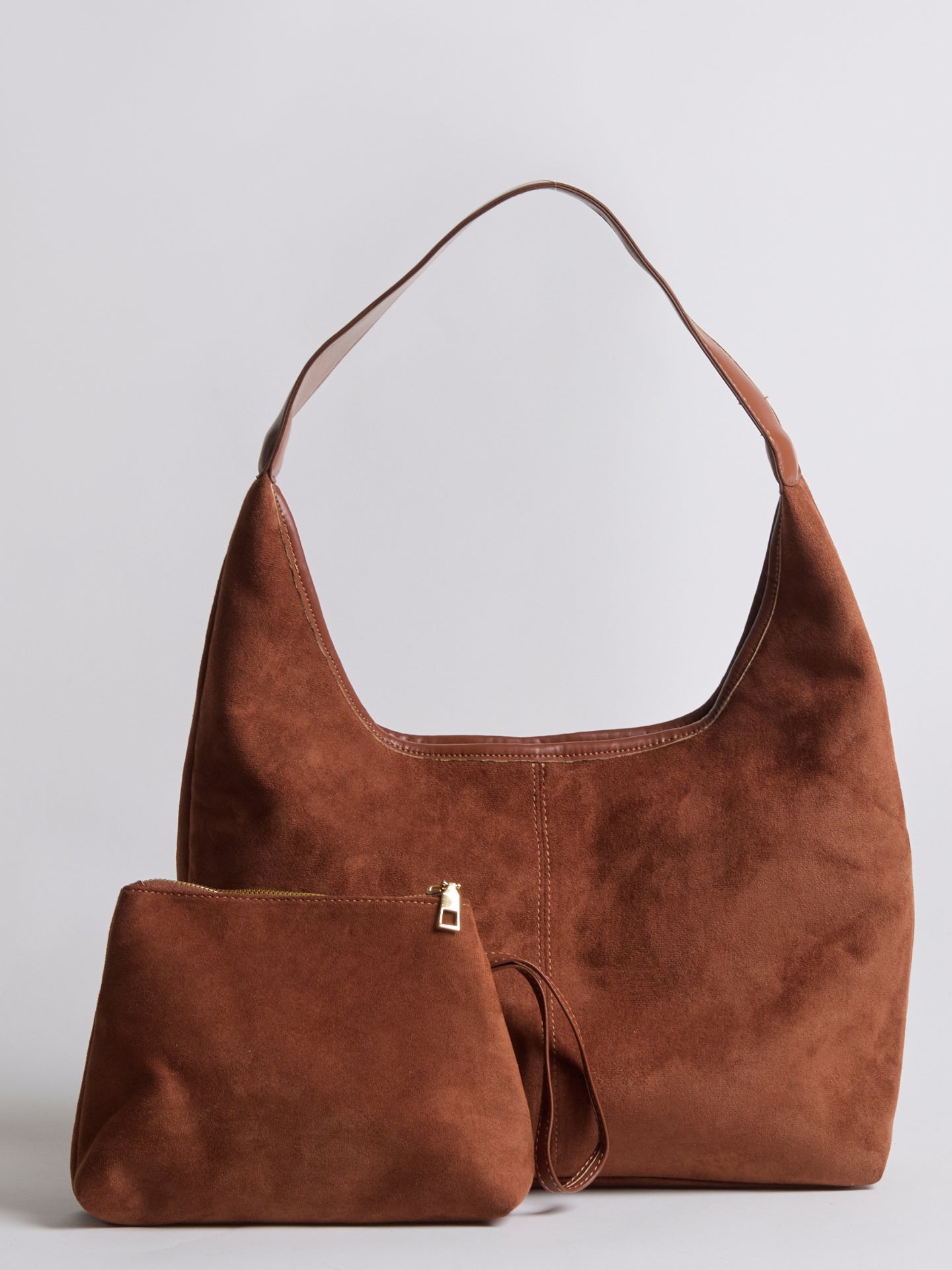 Sienna Luxe – Versatile Suede Leather Tote Bag