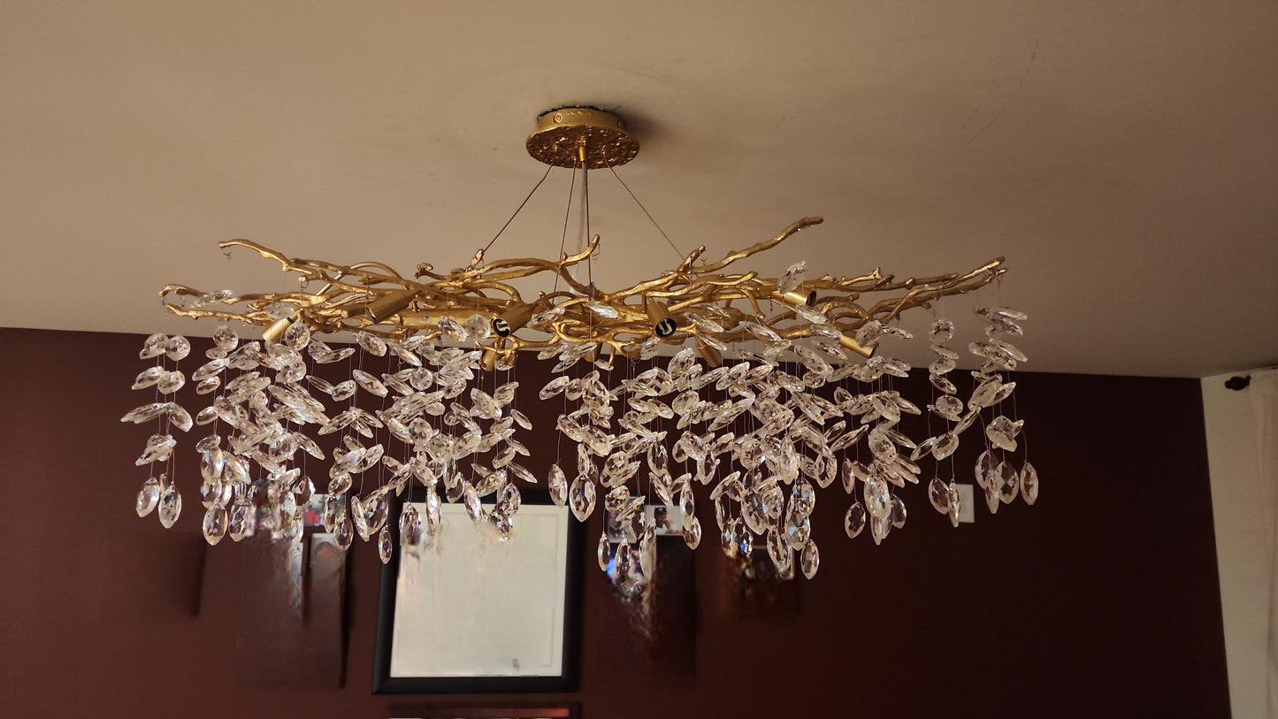 Lumiéra - French-Inspired Crystal Branch Chandelier