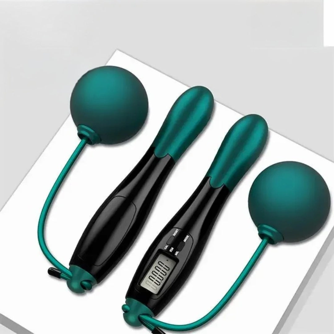 VibeFit – Cordless Jump Rope with Weighted Ball & Digital Counter