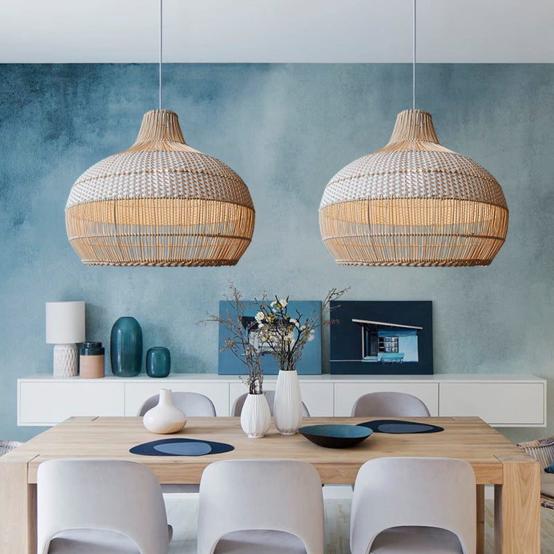 Lumiéra - Handwoven Rattan Pendant Light