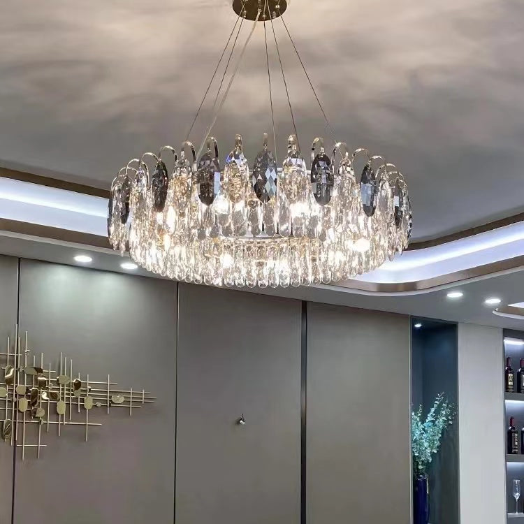 CrystalGlow - Modern K9 Crystal Chandelier