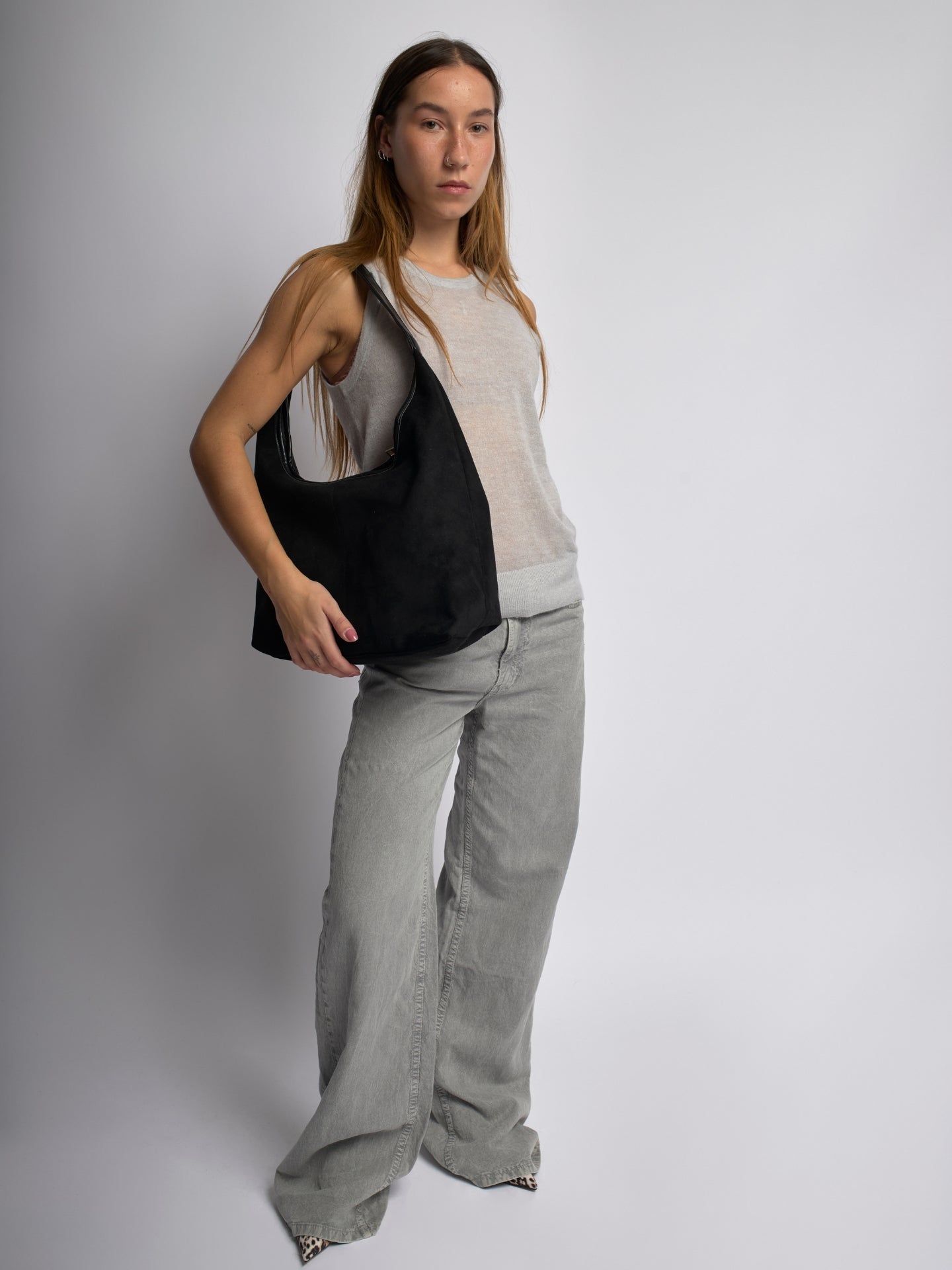 Sienna Luxe – Versatile Suede Leather Tote Bag