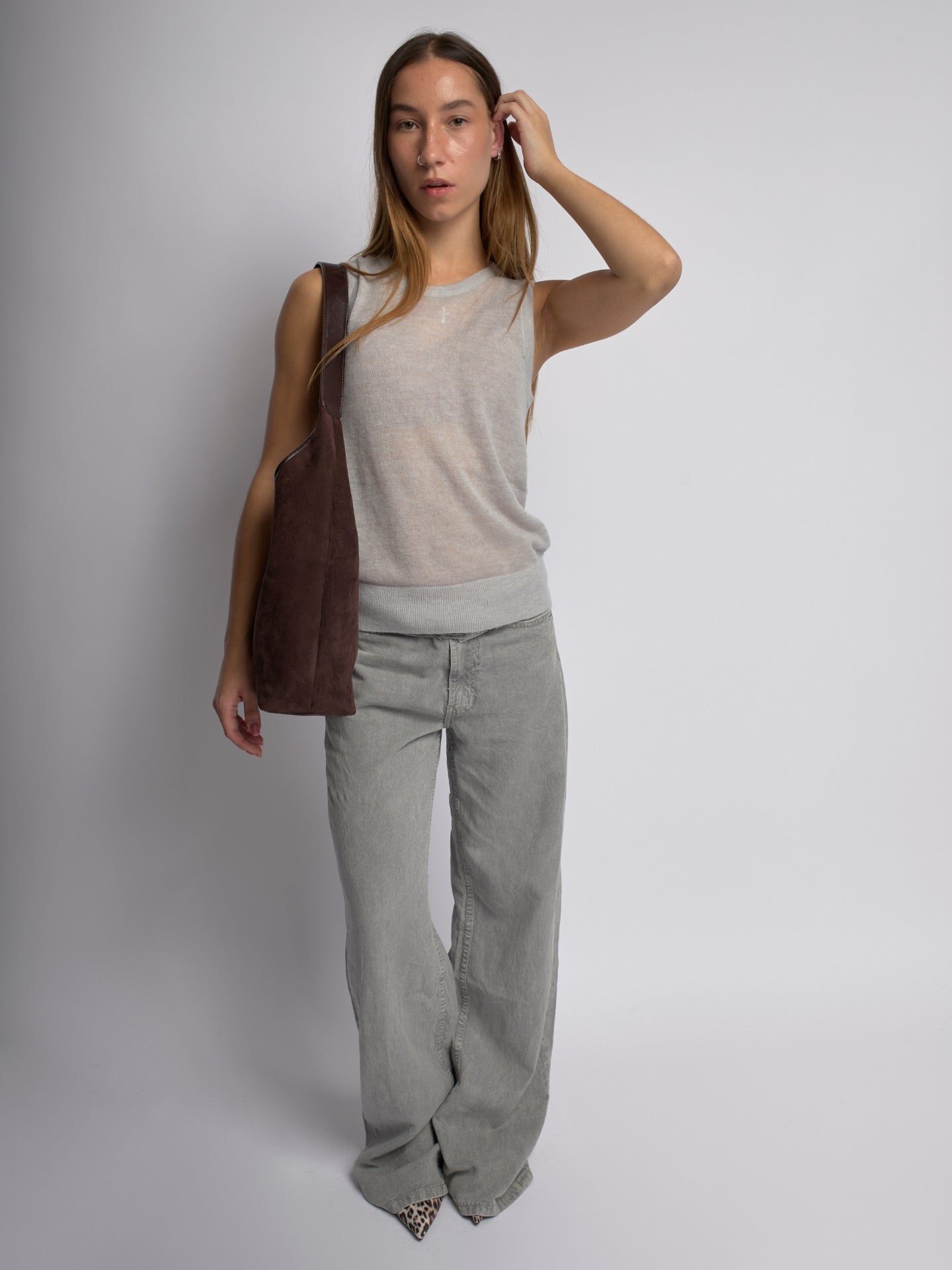 Sienna Luxe – Versatile Suede Leather Tote Bag