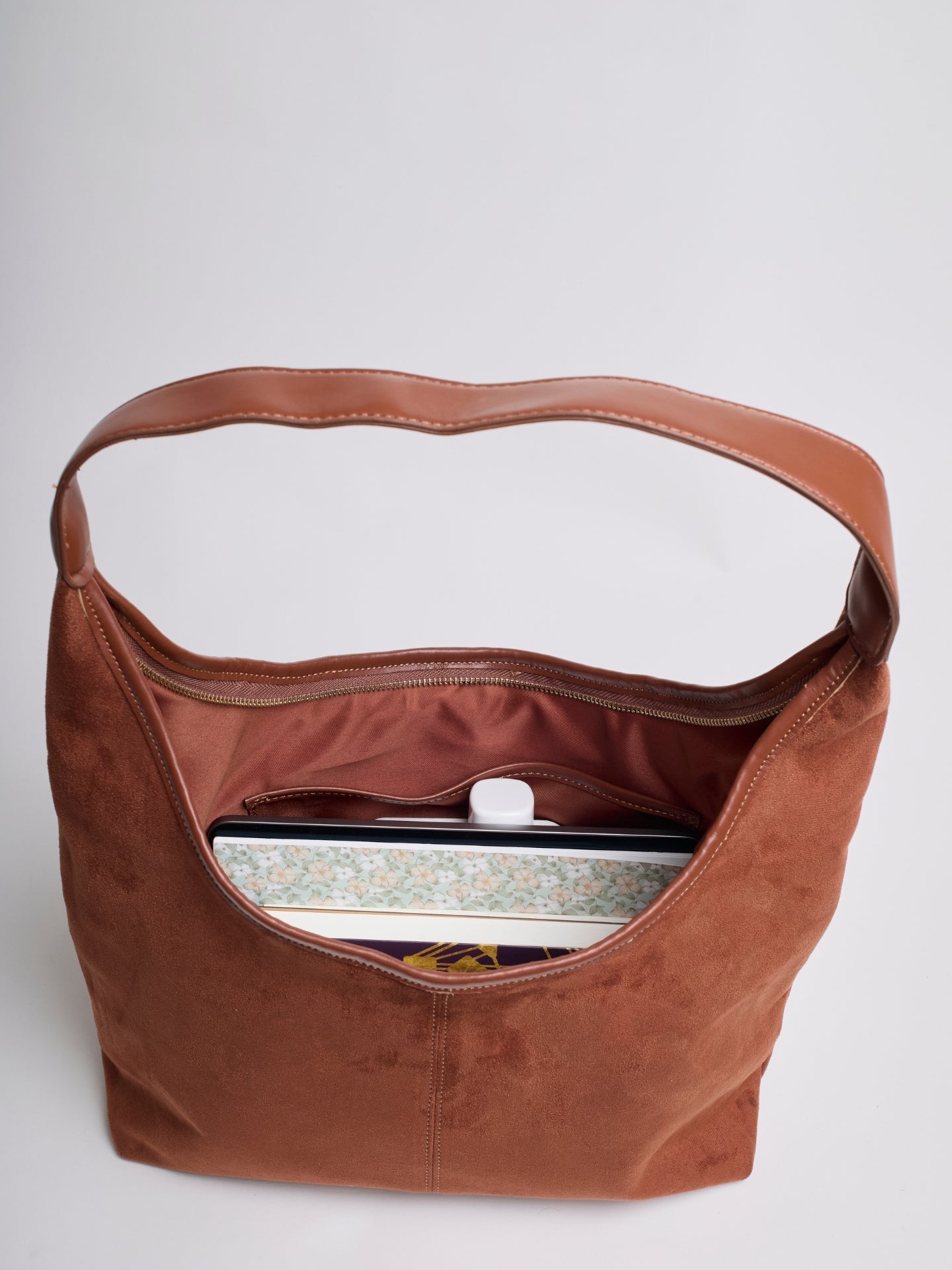 Sienna Luxe – Versatile Suede Leather Tote Bag