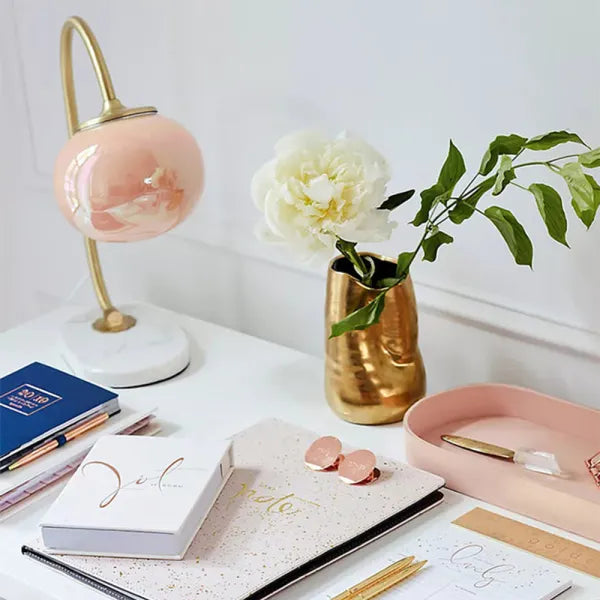 Lumière - Modern Glass and Metal Table Lamp