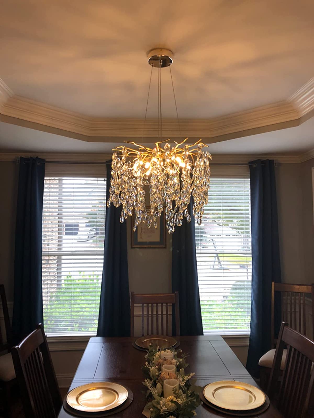Lumiéra - French-Inspired Crystal Branch Chandelier