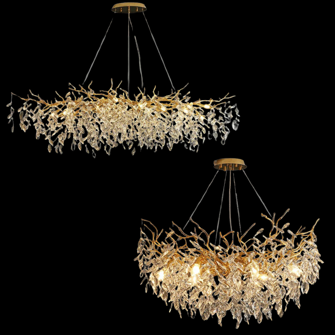 Lumiéra - French-Inspired Crystal Branch Chandelier