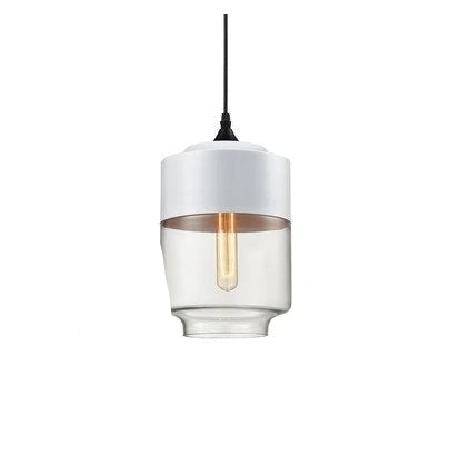 Lumiéra - Japandi Glass and Wood Pendant Light