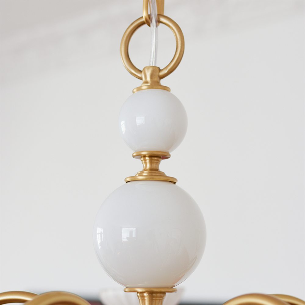 LumaChic - Retro Style Glass Chandelier