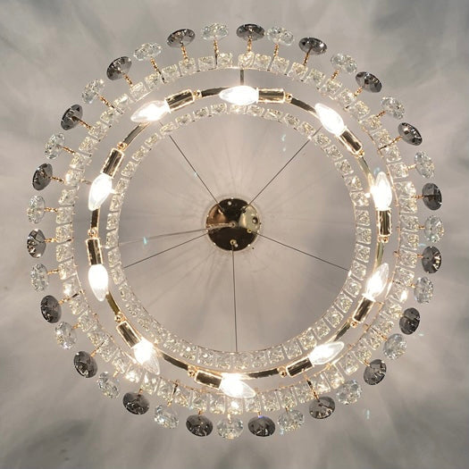 CrystalGlow - Modern K9 Crystal Chandelier