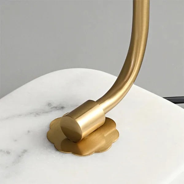 Lumière - Modern Glass and Metal Table Lamp
