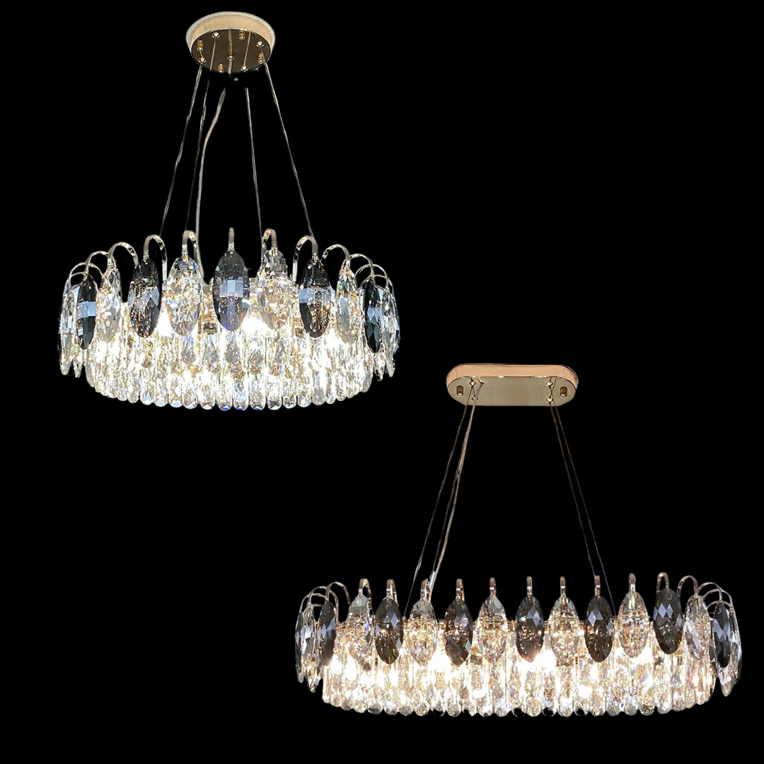 CrystalGlow - Modern K9 Crystal Chandelier
