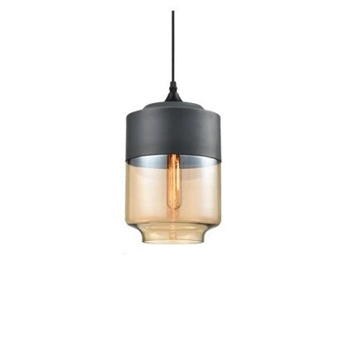Lumiéra - Japandi Glass and Wood Pendant Light