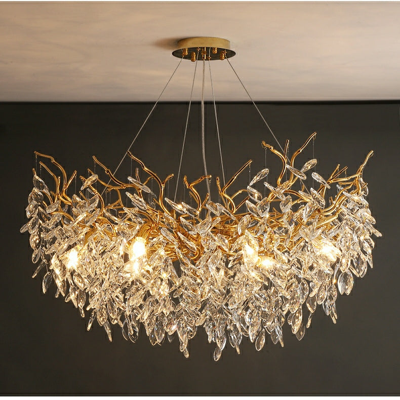 Lumiéra - French-Inspired Crystal Branch Chandelier