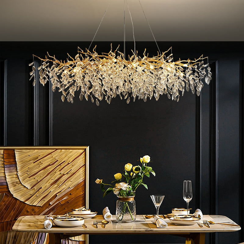Lumiéra - French-Inspired Crystal Branch Chandelier