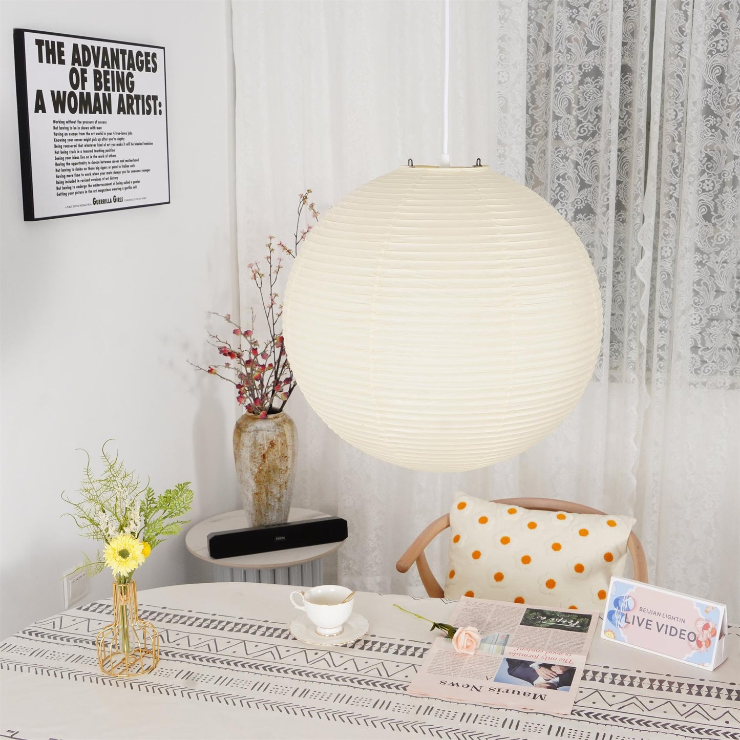 Lumière - Modern Japanese-Style Pendant Light