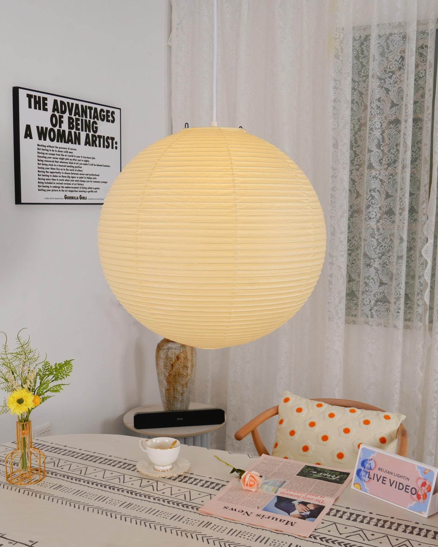 Lumière - Modern Japanese-Style Pendant Light