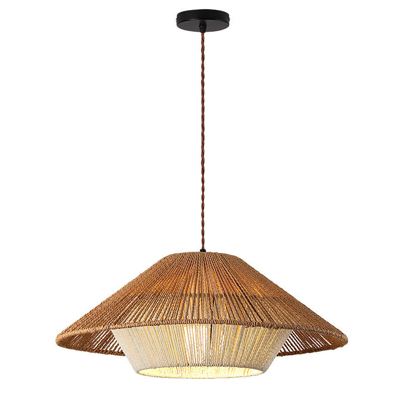 Lumiéra - Japandi Wicker Pendant Light