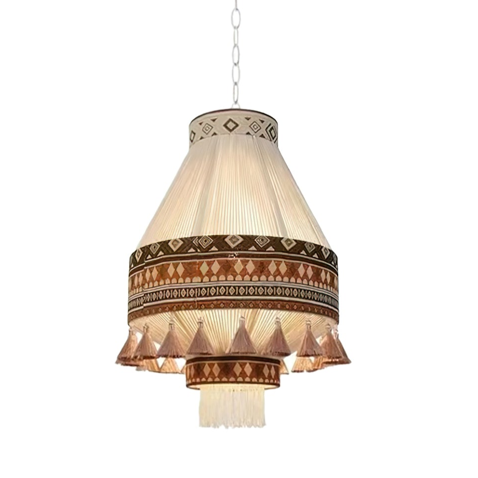 LumaBoho - Chic Bohemian Fringe Pendant Light