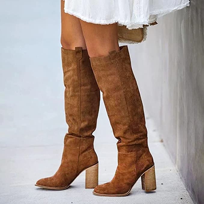 Zepha - Women's Casual Knee-High Boots