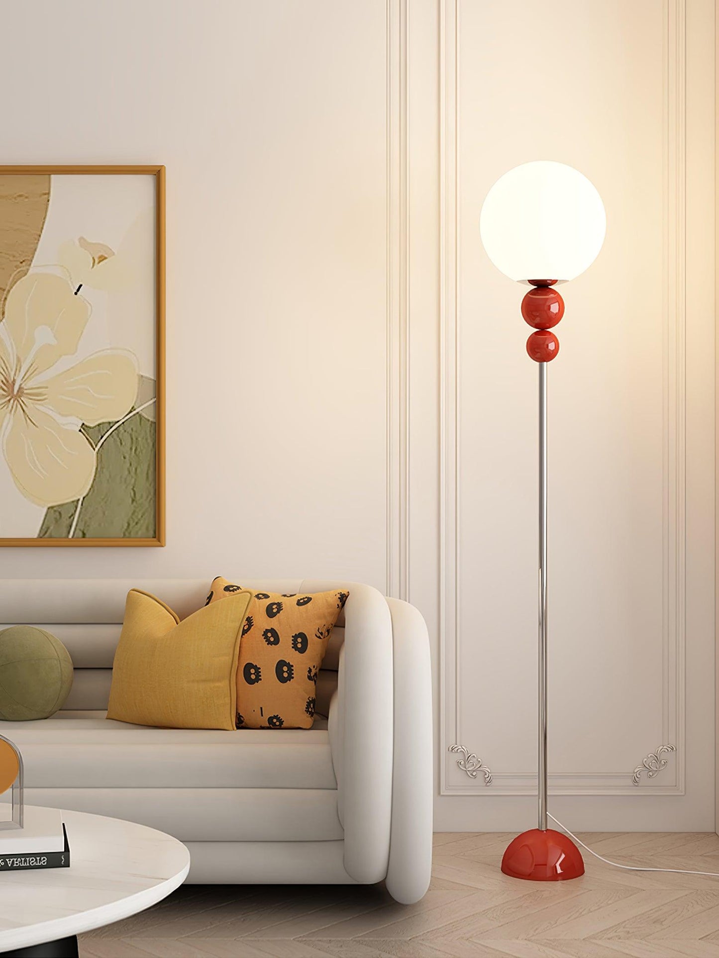ClaraGlow - Modern LED Floor Lamp