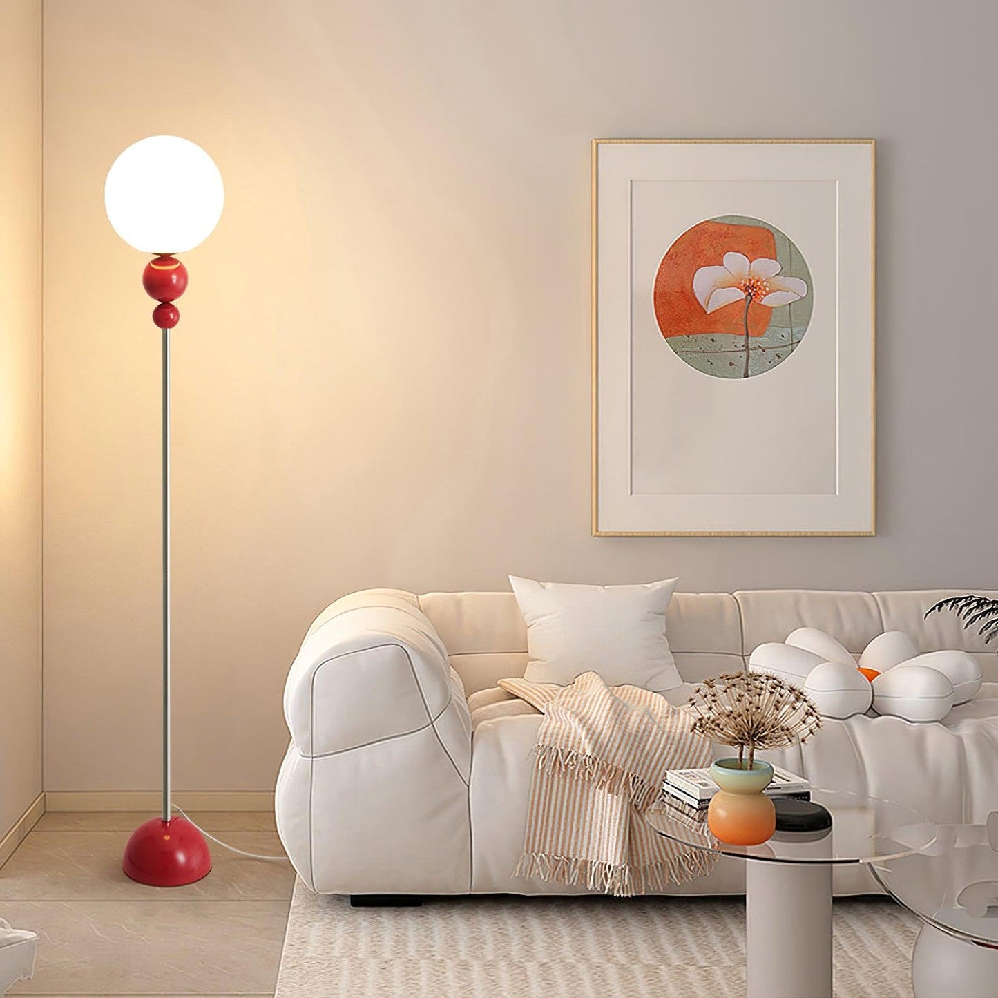 ClaraGlow - Modern LED Floor Lamp