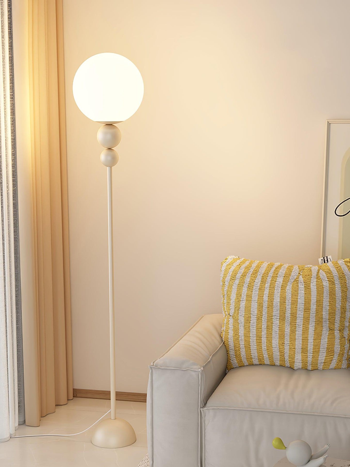 ClaraGlow - Modern LED Floor Lamp