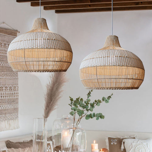 Lumiéra - Handwoven Rattan Pendant Light