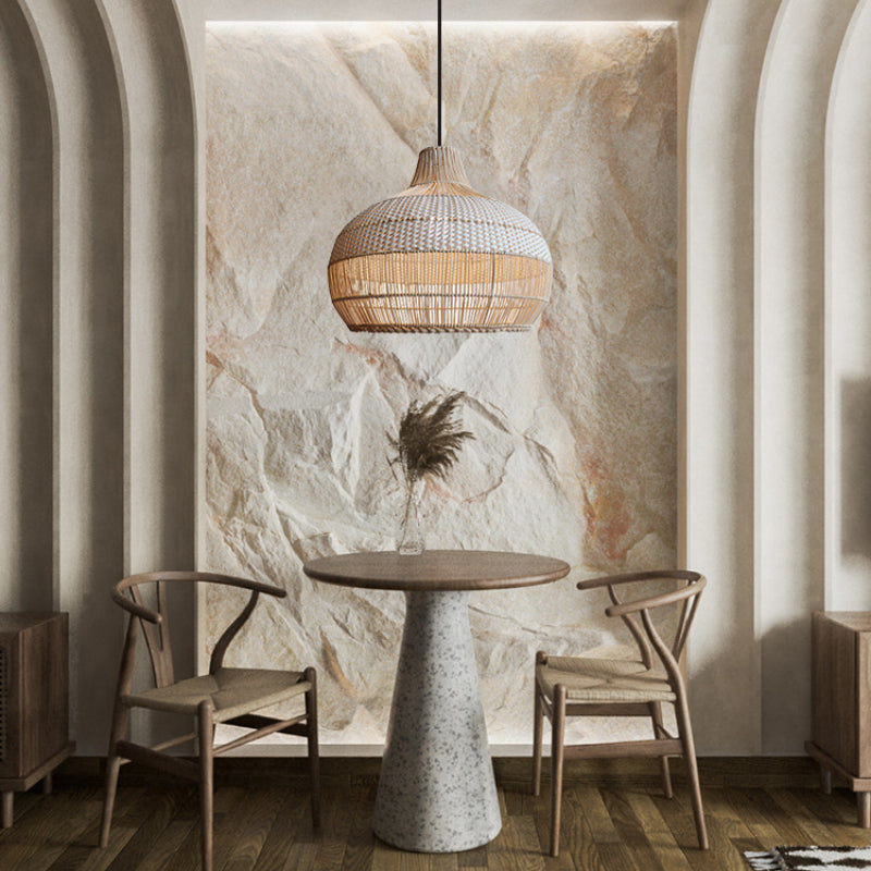 Lumiéra - Handwoven Rattan Pendant Light