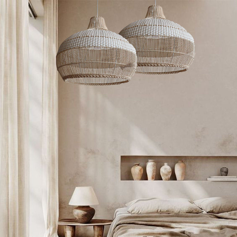 Lumiéra - Handwoven Rattan Pendant Light