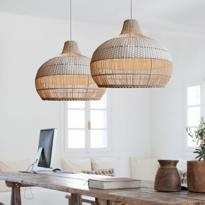 Lumiéra - Handwoven Rattan Pendant Light