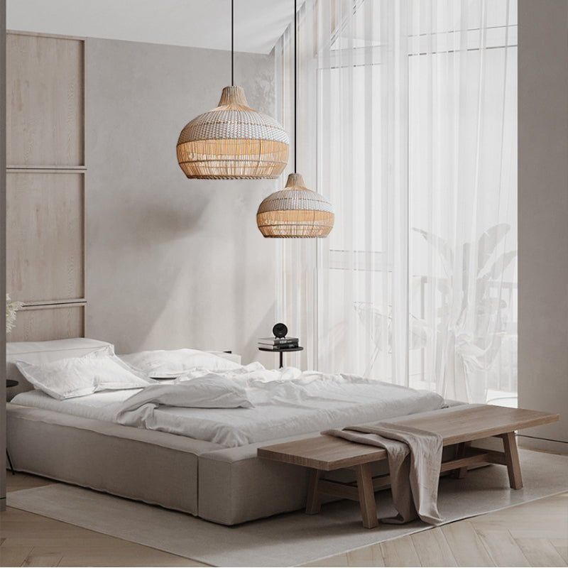 Lumiéra - Handwoven Rattan Pendant Light