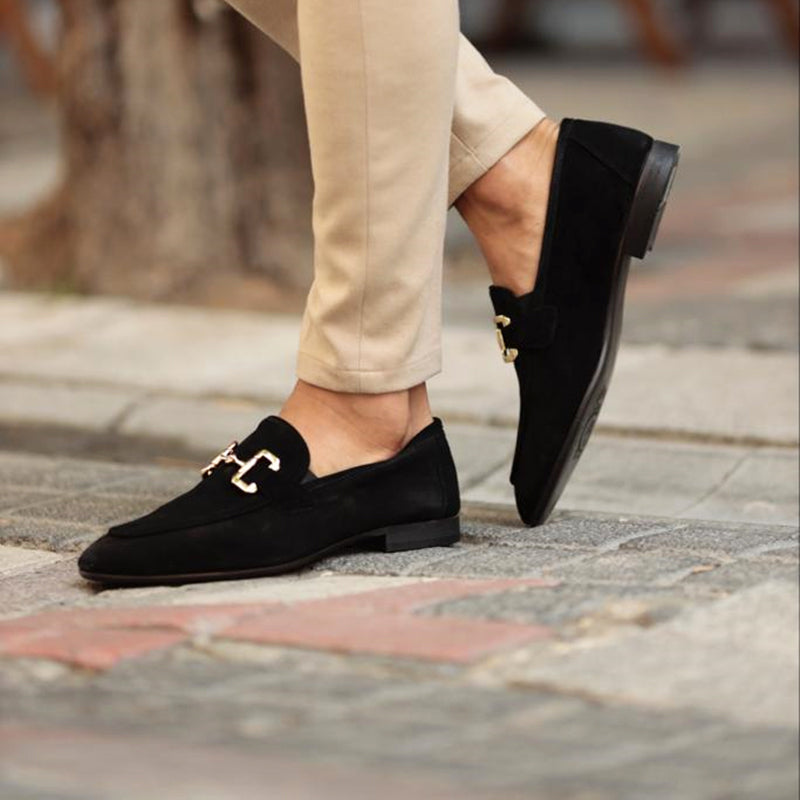 Luca – Men's Suede Slip-On Loafers