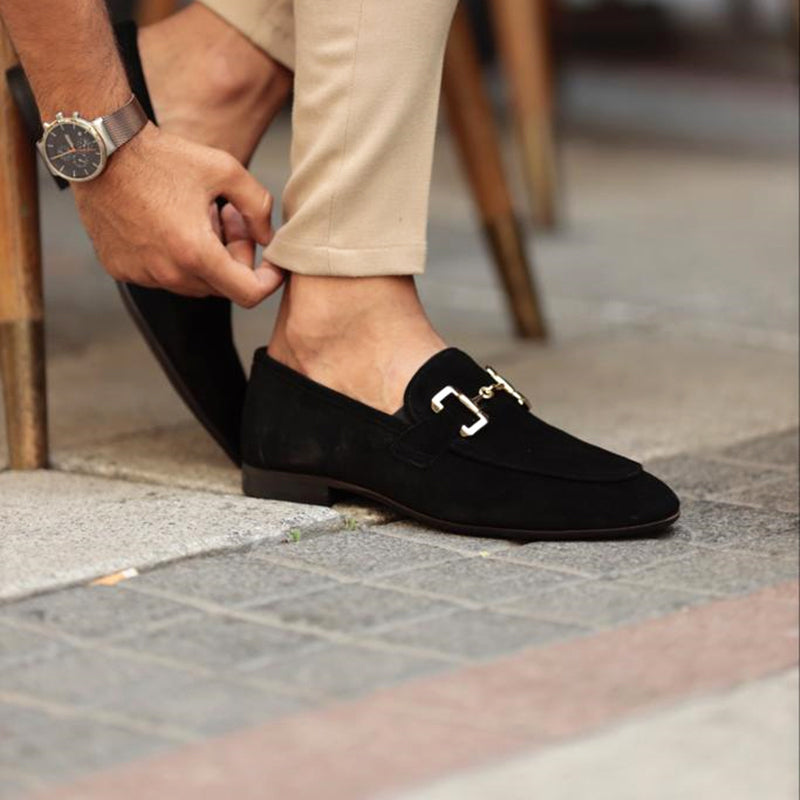 Luca – Men's Suede Slip-On Loafers