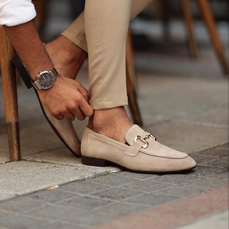 Luca – Men's Suede Slip-On Loafers